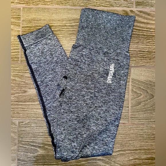 Gymshark Grey Adapt Marl Seamless Leggings Size XS - Picture 2 of 2